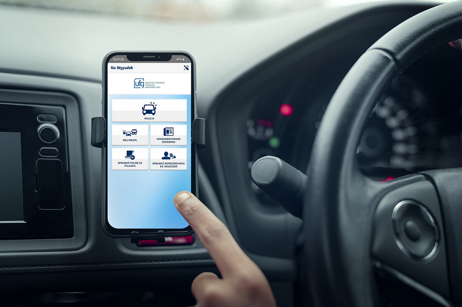 Jak działa aplikacja mobilna UFG Na wypadek – pomoc dla kierowców